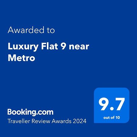 Luxury Flat 9 Near Metro Apartment Bukares Bagian luar foto